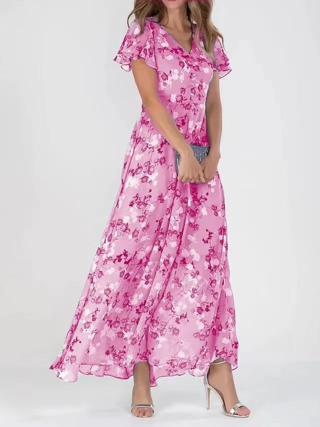 Judith – Modisches Printkleid mit Taillierung