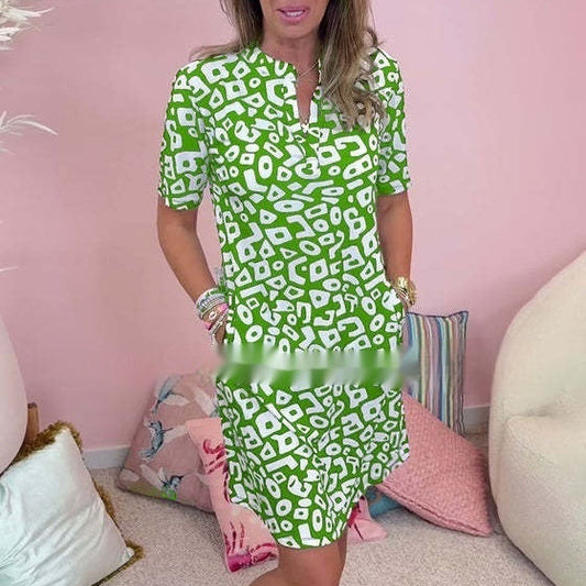 Margaret – Luftiges Blumenkleid mit Digitaldruck