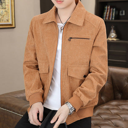 Calvin – Herren Cordjacke im japanischen Stil