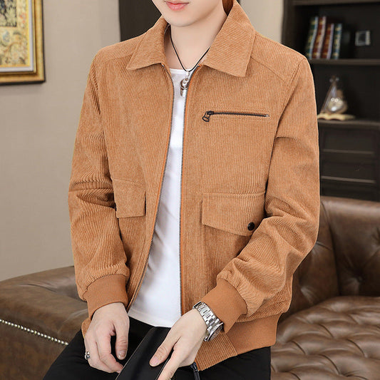 Calvin – Herren Cordjacke im japanischen Stil