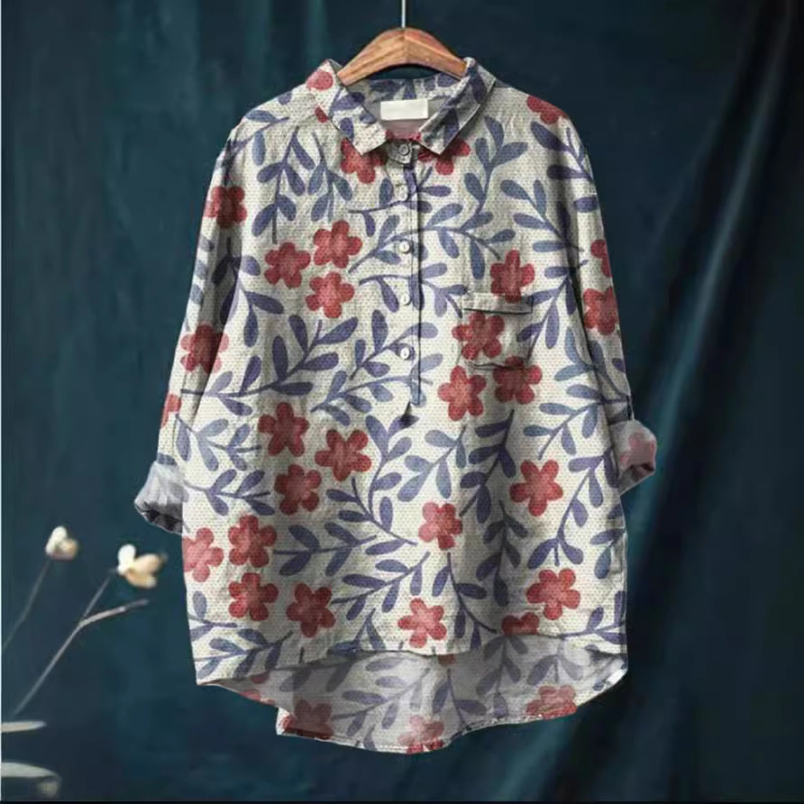 Rachael – Europäischer und Amerikanischer Cardigan-Stil Damenhemd
