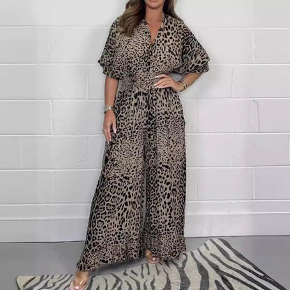 Karen – Eleganter Damen-Jumpsuit mit Leopardenmuster