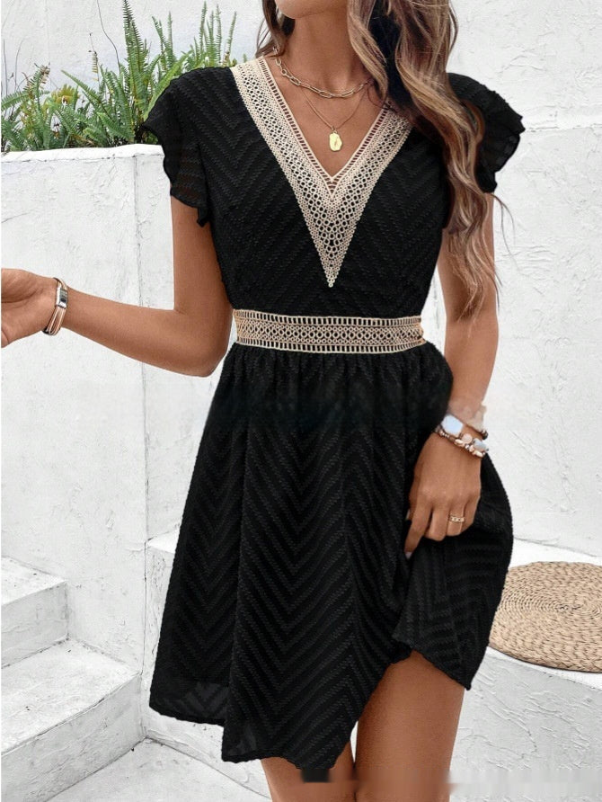 Clara – Sommerliches Eiskleid aus veganem Material