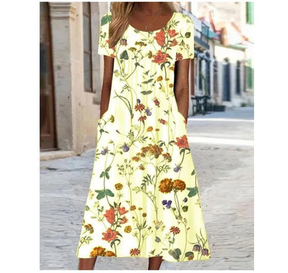 Shirley – Lässiges Kleid mit Floralem Print