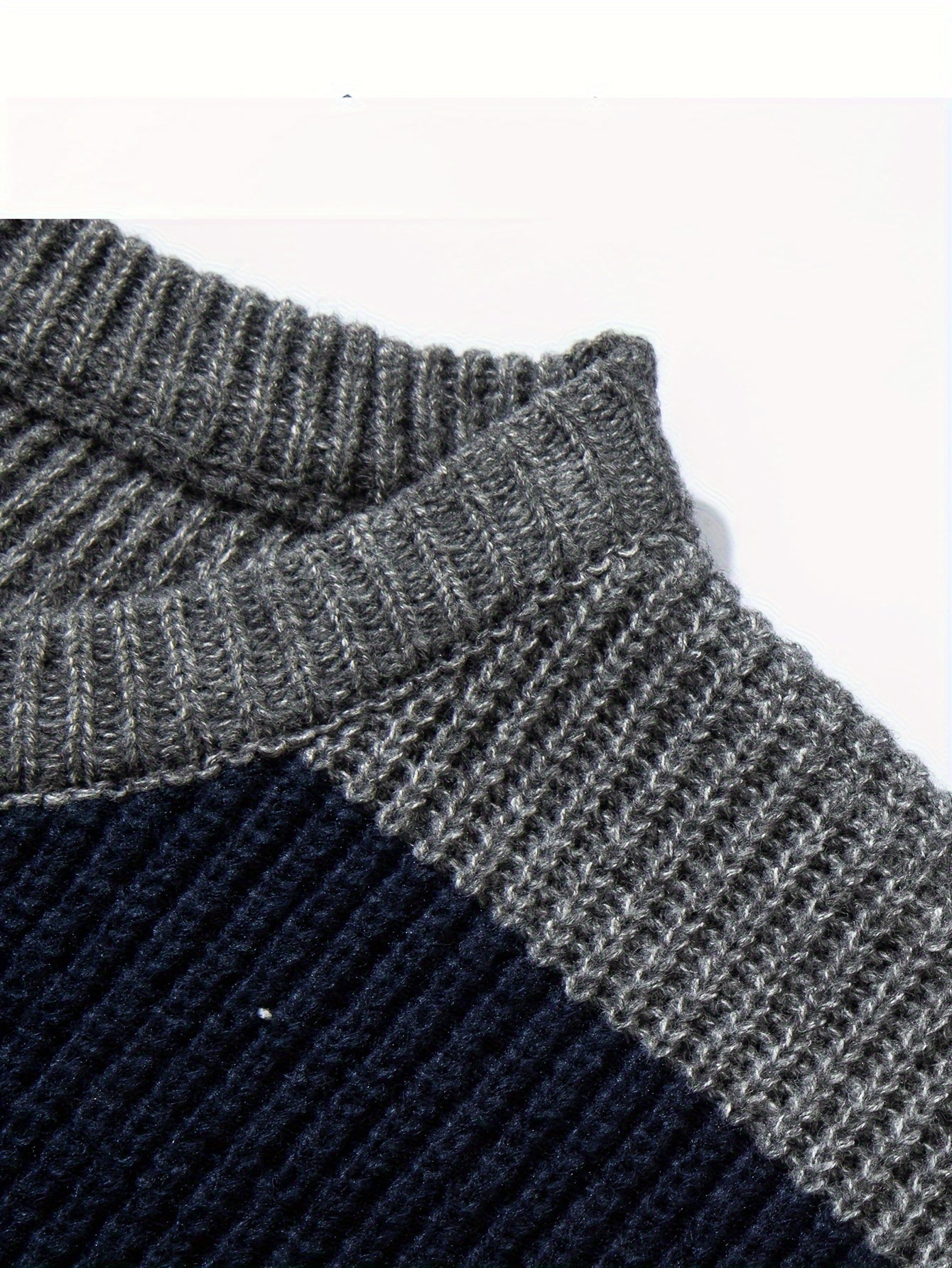 Herren Strickpullover im lässigen Streifen-Design für Herbst und Winter