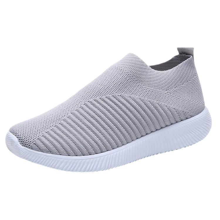Tara – Plus Size Fly-Knit Socken Schuhe aus elastischem Stoff