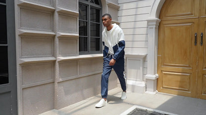 Herren Trainingsanzug Freizeit Sportanzug mit Kapuze – Modernes Set für Alltag & Fitness