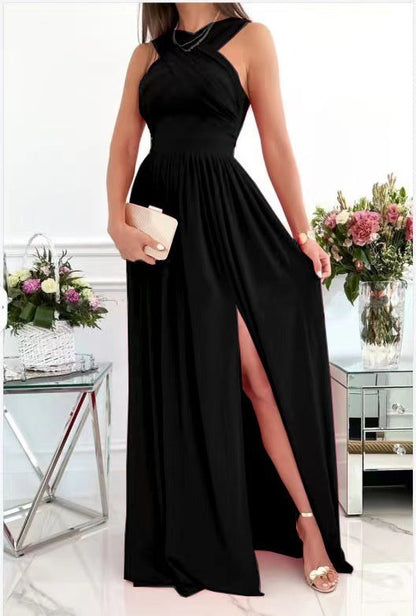 Natalie – Ärmelloses Sommerkleid mit Nackenband