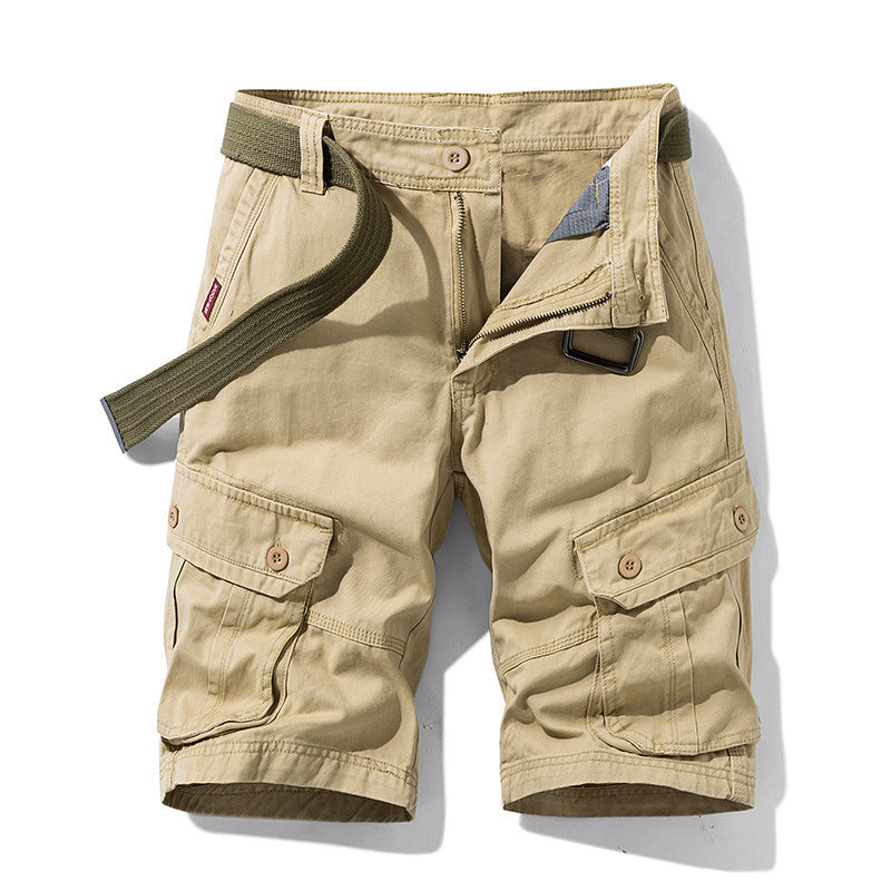 Duncan – Multifunktionale Cargo-Shorts für Herren in einfarbigem Design