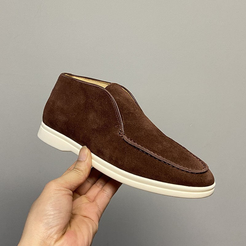 Calvin – Retro Flache Knöchellange Herrenslipper