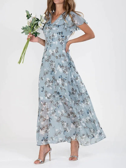 Judith – Modisches Printkleid mit Taillierung