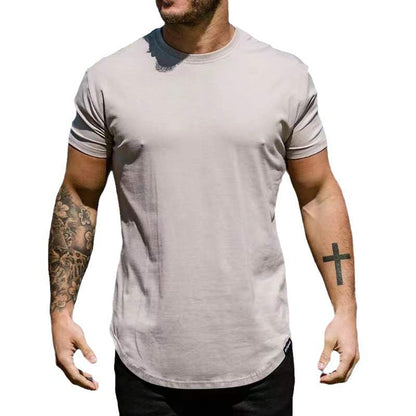Walter – Slim Fit Sport T-Shirt mit Rundsaum