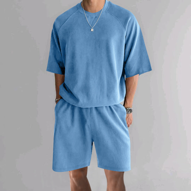 Edward – Sportliches Herren-Terry-Set mit Rundhalsausschnitt