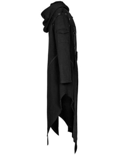 Herren Halloween Mantel – Gothic Vintage Kapuzenjacke für Kostüm & Party