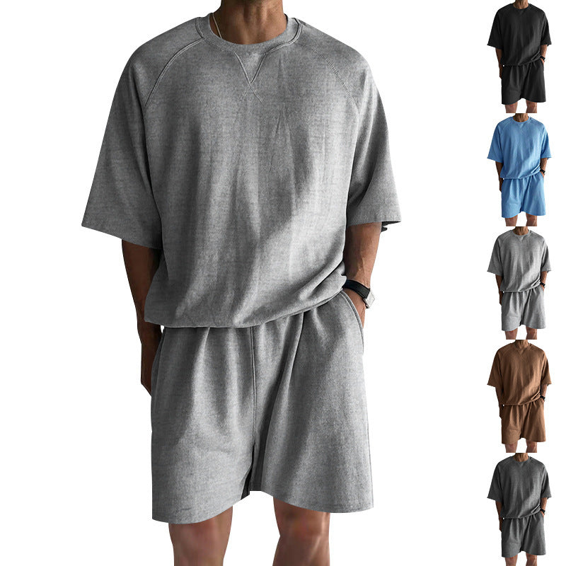 Edward – Sportliches Herren-Terry-Set mit Rundhalsausschnitt
