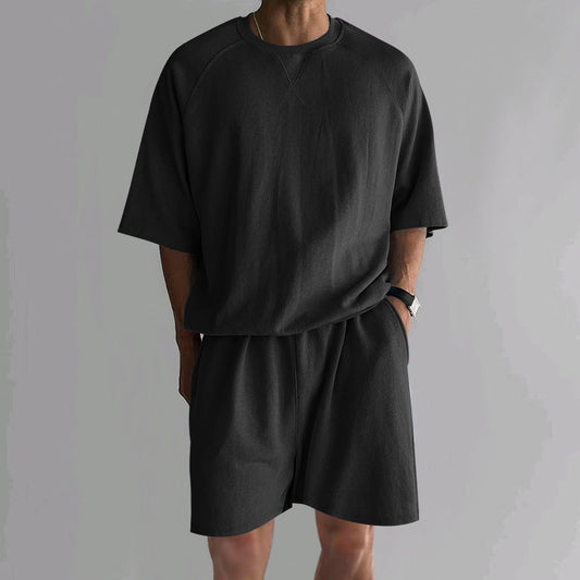 Edward – Sportliches Herren-Terry-Set mit Rundhalsausschnitt