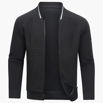 Herren Bomberjacke Modern Kariert – Stilvolle Freizeitjacke für Alltag & Büro