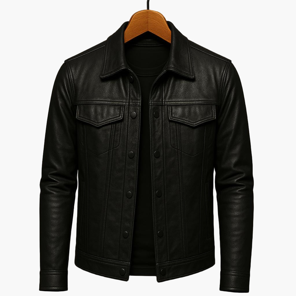 Herren Moto-Style Jacke – Modernes Design für Alltag und Freizeit