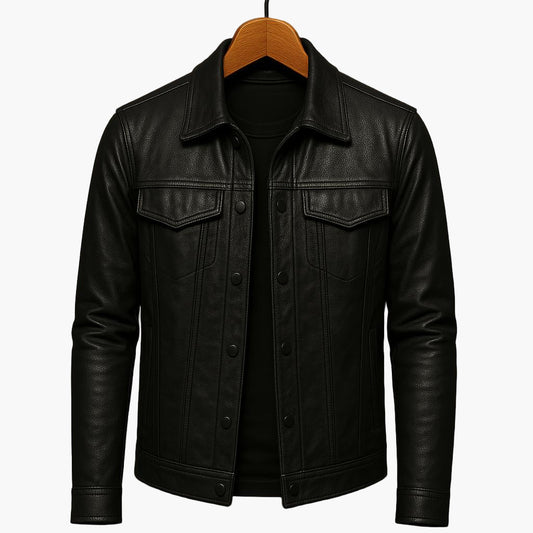 Herren Moto-Style Jacke – Modernes Design für Alltag und Freizeit