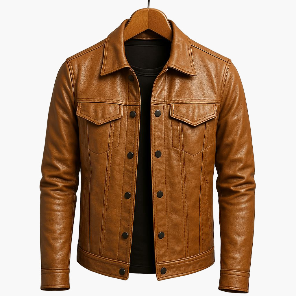 Herren Moto-Style Jacke – Modernes Design für Alltag und Freizeit