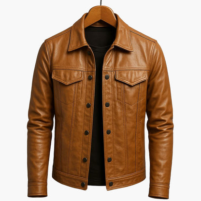 Herren Moto-Style Jacke – Modernes Design für Alltag und Freizeit