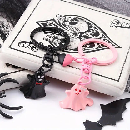 Halloween Schlüsselanhänger Set – Lustige Geister für Paare, Freunde & Deko
