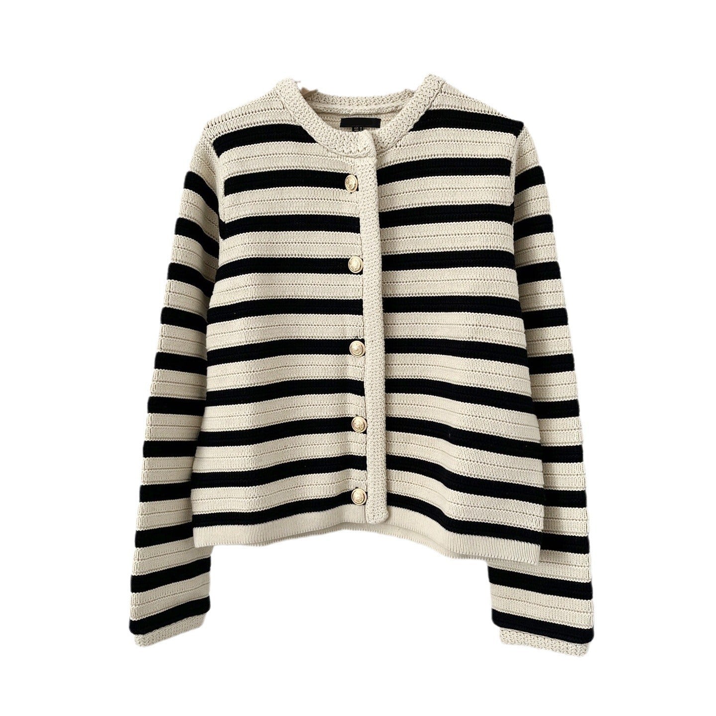 Shannon – Schlanker Damen-Strickcardigan mit Streifenmuster