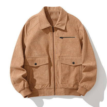 Calvin – Herren Cordjacke im japanischen Stil