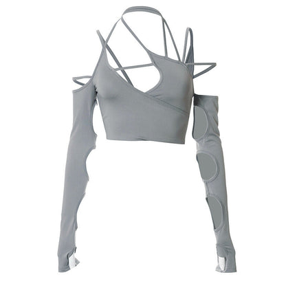 Phoebe – Ärmelloses Trägertop mit Halterneck