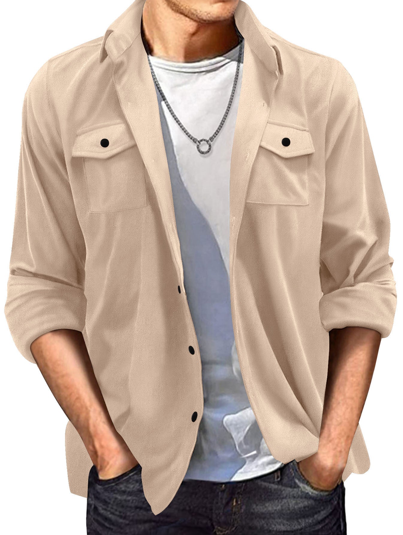 Gilbert – Herren-Lederjacke im europäischen und amerikanischen Stil