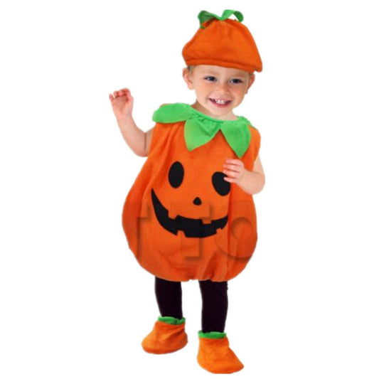 Halloween Kinderkostüm Kürbis – Lustiges Kürbis-Outfit für Jungen und Mädchen