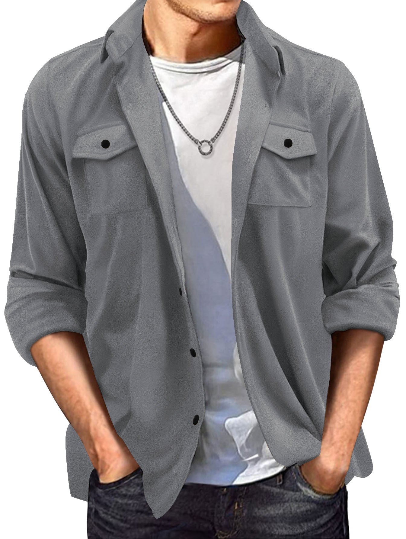 Gilbert – Herren-Lederjacke im europäischen und amerikanischen Stil