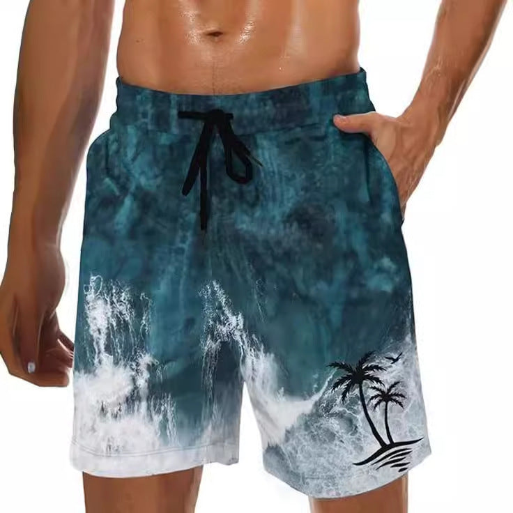 Glenn – Bequeme Sommer Strandhose mit 3D-Druck