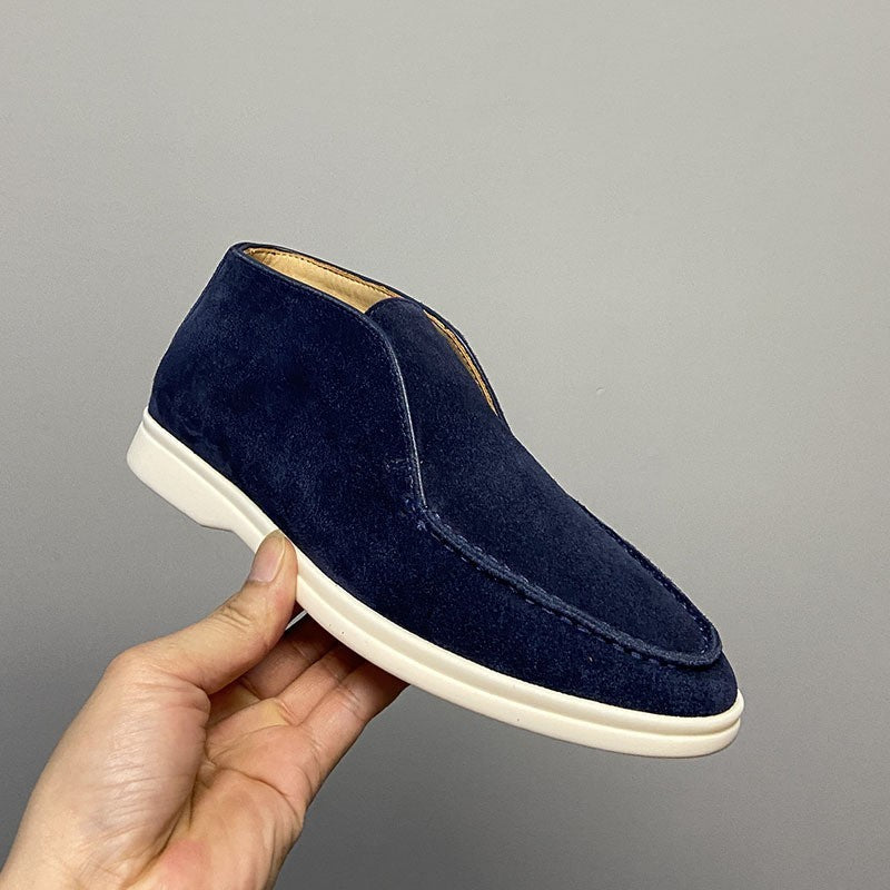 Calvin – Retro Flache Knöchellange Herrenslipper
