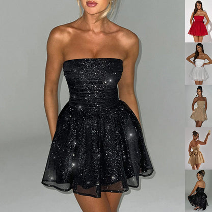 Rose – Spitzenkleid mit Rückenschleife für den Sommer