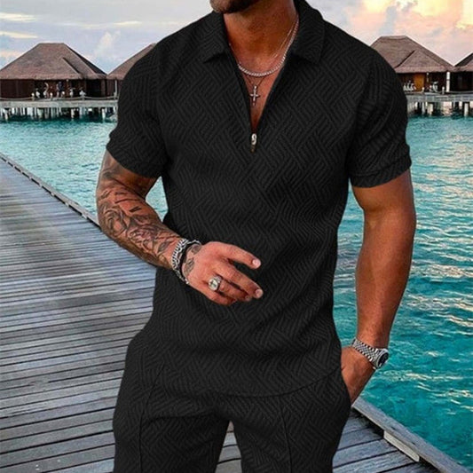 Dale – Herren Sommer Kurzarm Shorts Freizeitanzug