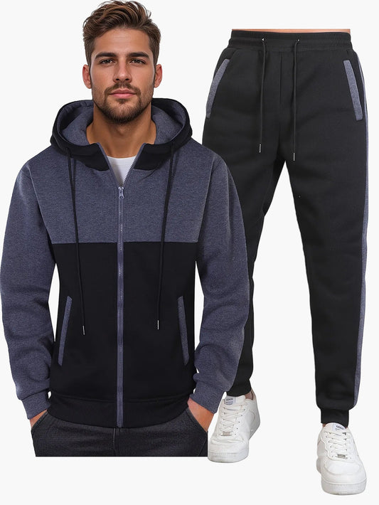 Herren Trainingsanzug Set Freizeit Hoodie & Jogginghose – Sportlich & Lässig für Alltag und Fitness