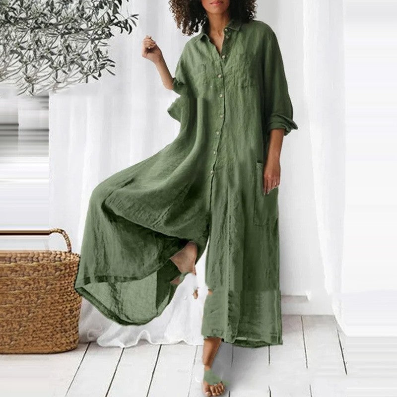 Adele – Lässiger Damen-Jumpsuit mit Stehkragen