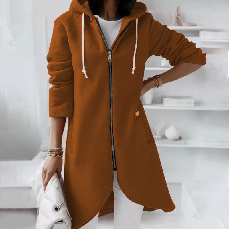 Tamara – Kapuzen-Sweatshirt mit Reißverschluss und Taschen
