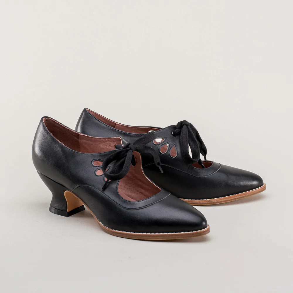 Stephanie – Elegante Schnürstiefeletten mit hohem Absatz