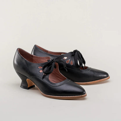 Stephanie – Elegante Schnürstiefeletten mit hohem Absatz