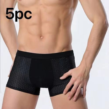 Leon – Atmungsaktive Herrenunterwäsche aus Eissilk mit Mesh