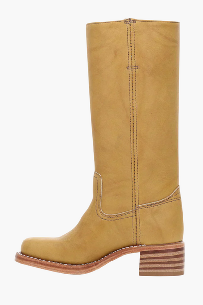 Damen Klassische Stiefel mit Blockabsatz – Modischer Alltags-Look