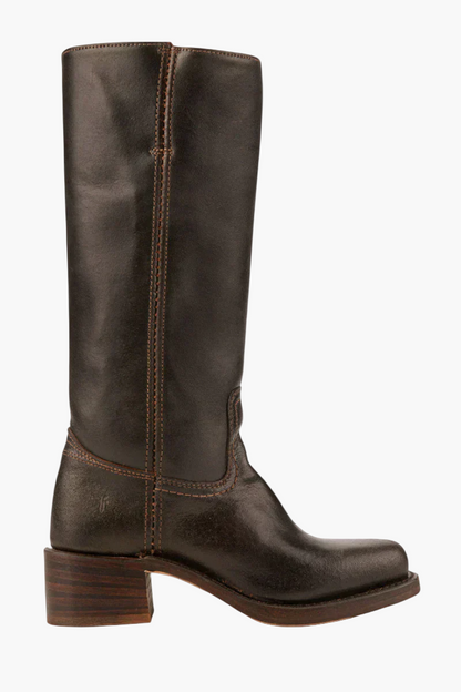 Damen Klassische Stiefel mit Blockabsatz – Modischer Alltags-Look