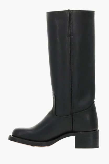 Damen Klassische Stiefel mit Blockabsatz – Modischer Alltags-Look