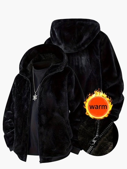 Herren Kapuzenjacke im Trend-Look für Herbst und Winter – Warmes Fashion-Statement für Freizeit und Alltag