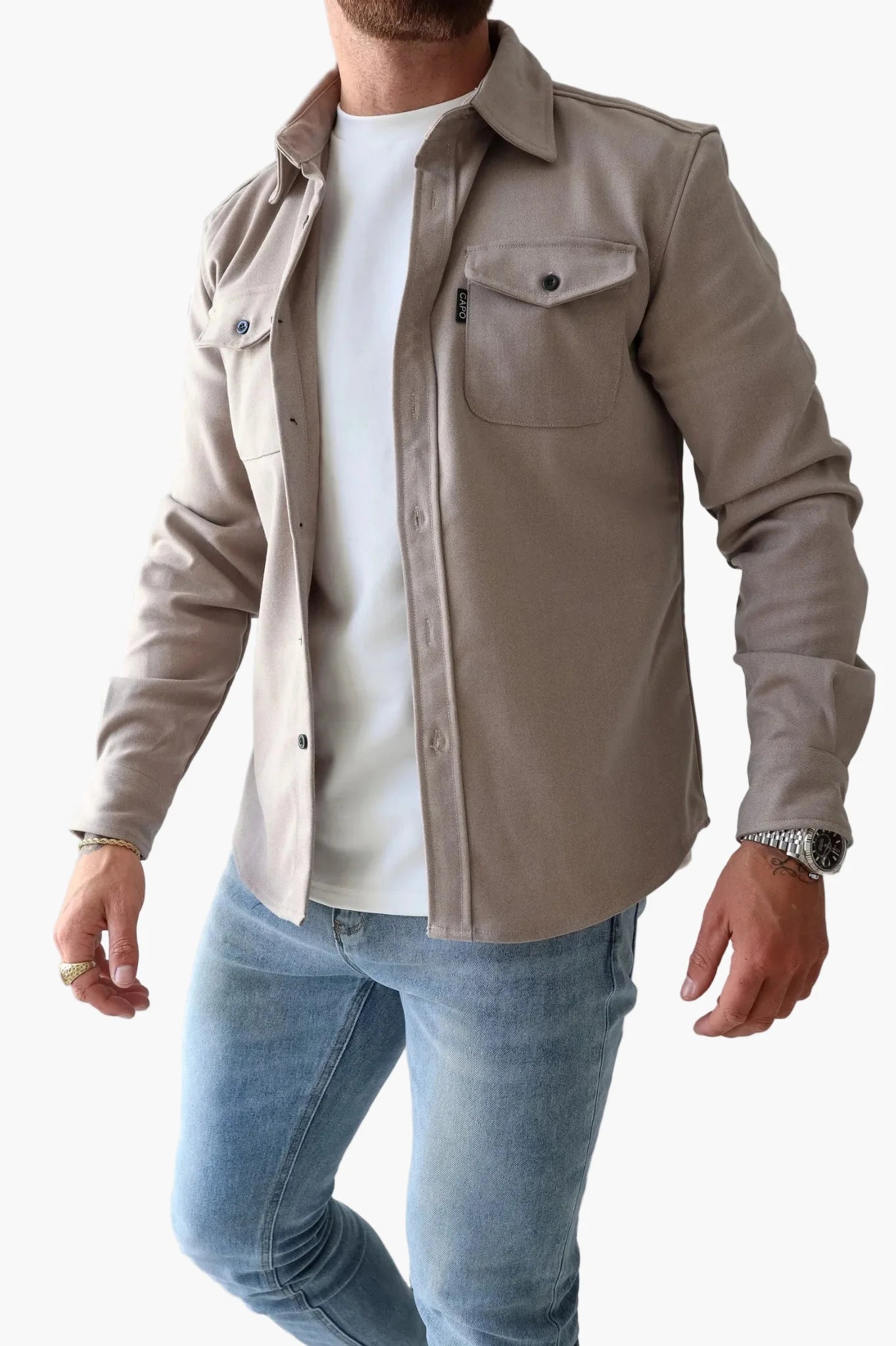 Herren Overshirt Jacke – Moderner Urban Casual Look für Alltag & Freizeit
