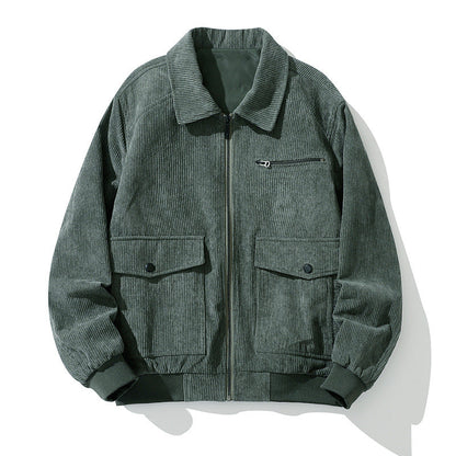 Calvin – Herren Cordjacke im japanischen Stil