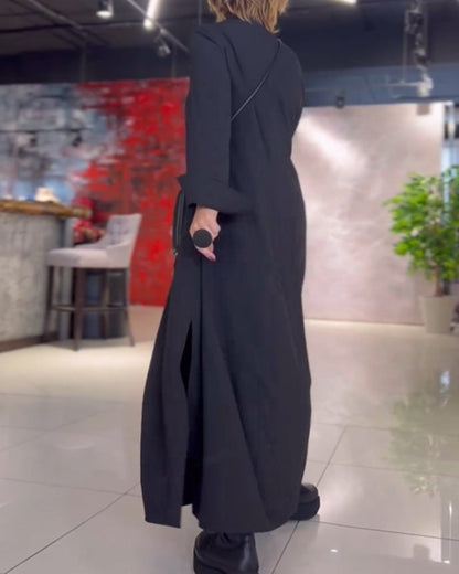 Damen Maxikleid Loose Fit Elegant – Minimalistischer Style für Alltag & besondere Anlässe