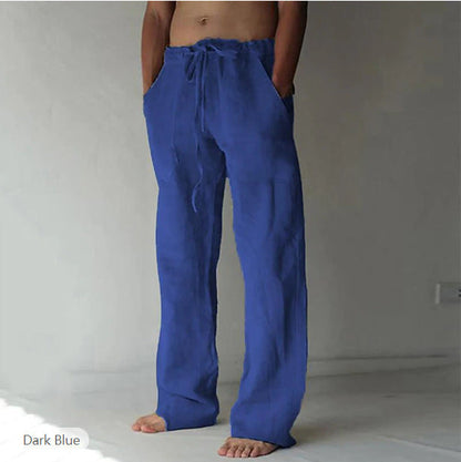 Herren Freizeithose Jogginghose Japanischer Stil Locker Gerade Bein